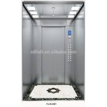 passenger elevator stainless steel with machine room for 6 persons ,passenger elevator price ,passenger lift factory, 1m/s
